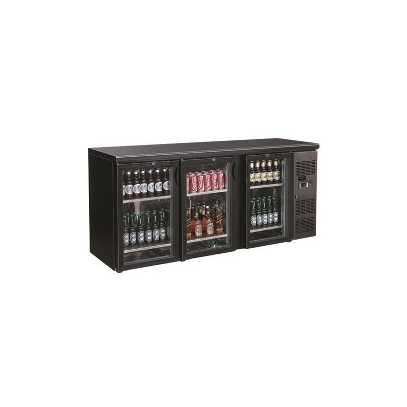 Refrigerated Back Bar with 3 Glass Doors - 537 L - CombiSteel