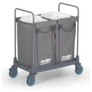 Laundry Transport Trolley - 2 x 125 L - CombiSteel