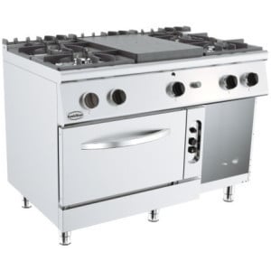 Professional Stove 700 - 4 Burners and Gas Oven - CombiSteel