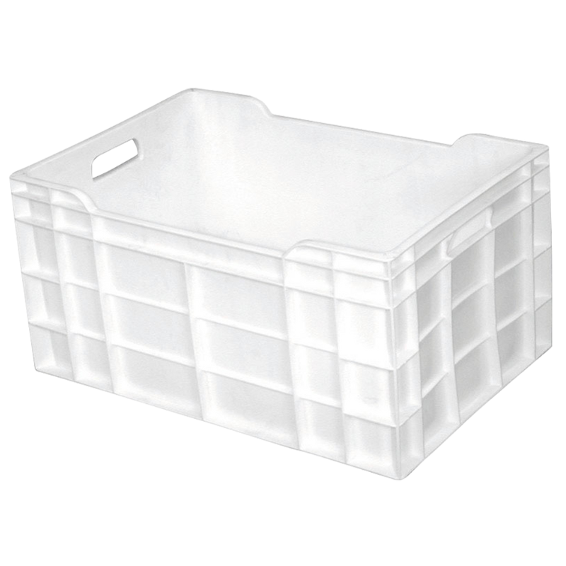 Vollkiste 60 L - 600 x 400 - Weiß - Gilac Vollkiste 60 L - 600 x 400 - Weiß - Gilac