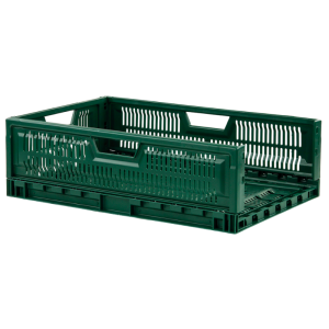 Caisse Pliable Empilable 600 x 400 - 36 L - Vert