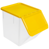 Lid for Ingredient Bin 40 L - Yellow - Gilac