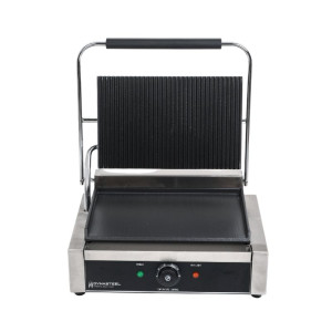 Grill Panini Pro 2200 W Gerillt/Glatt 340x220 mm Edelstahl
