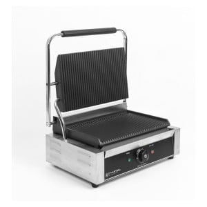 Grill Panini Pro 2200 W Gerillt 340x220 mm Inox