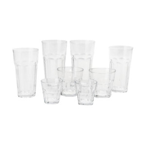 Traditioneel glas 37,5 cl - Set van 6 - Dynasteel