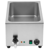 Bain-Marie Pro GN 1/1 20 L 1200 W Stainless Steel with Drain
