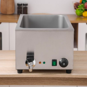 Bain-Marie Pro GN 1/1 20 L 1200 W Inox met Aftap
