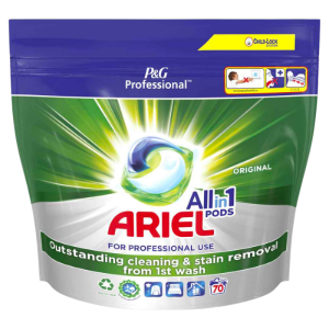 Wascapsules Allin1 Pods Regular Wash - 70 doses - Ariel Professional