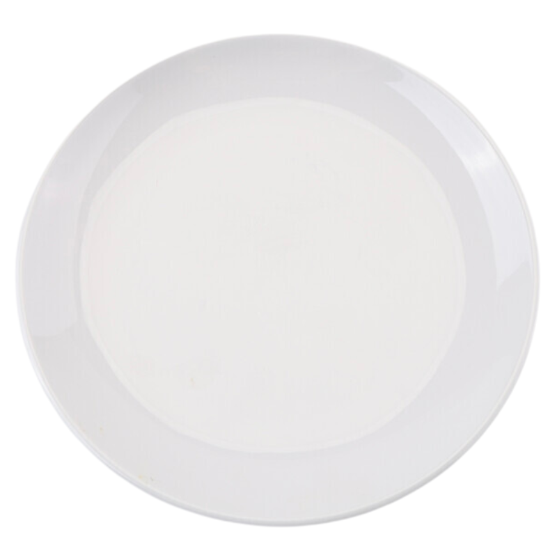 Ronde Melamine Bord Ø 17,7 cm Wit - Set van 10