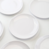 Ronde Melamine Bord Ø 17,7 cm Wit - Set van 10
