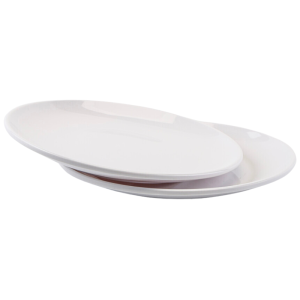 Ronde Melamine Bord Ø 17,7 cm Wit - Set van 10