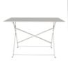 Folding Grey Terrace Table - 1100 x 700 mm - Bolero