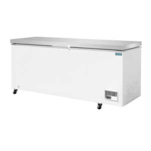 Gefriertruhe mit Edelstahldeckel - 581 L - Polar