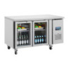 Refrigerated Table with 2 Glass Doors - 205 L - Polar