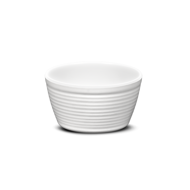White Wavy Ramekin - 120 ml - Pujadas White Wavy Ramekin - 120 ml - Pujadas