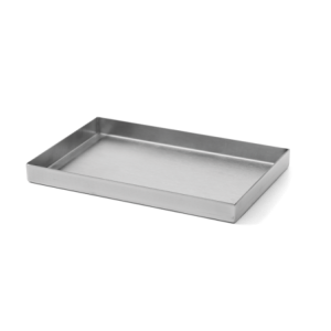 Stainless Steel Plate with Handles - 295 x 195 mm - Pujadas