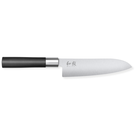 Couteau Santoku Kai Wasabi Black 16,5 cm - Coupe précise et polyvalente