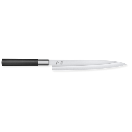 Messer Yanagiba Wasabi Black 21 cm KAI - Präzises Schneiden für Fisch, Sushi und Sashimi