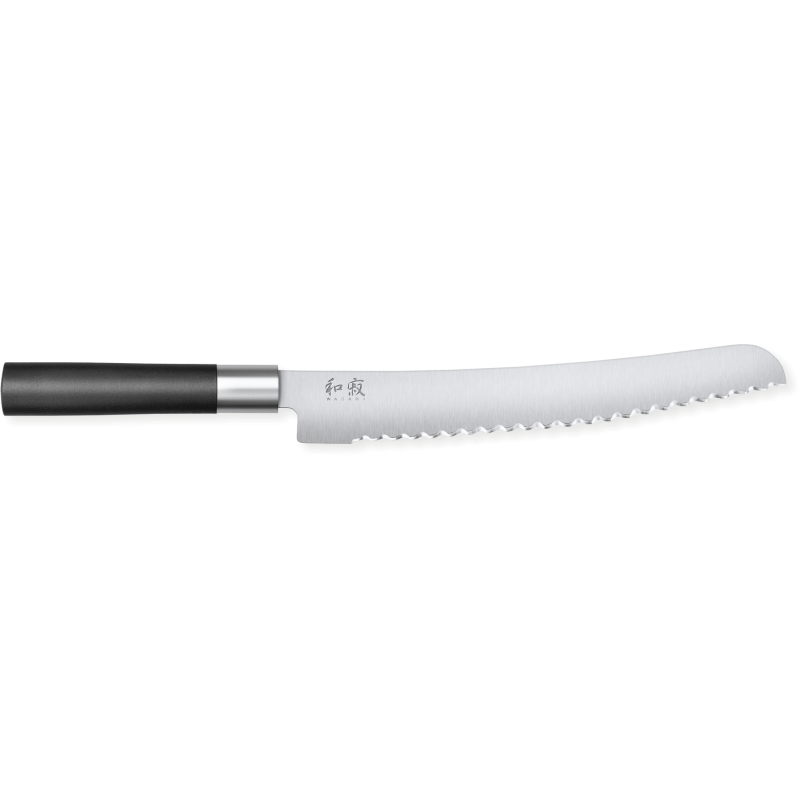 Wasabi Black 23 cm KAI Bread Knife: perfect cutting and optimal comfort