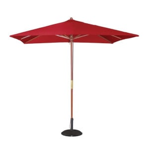 Rode Vierkante Parasol - 2,5m - Bolero