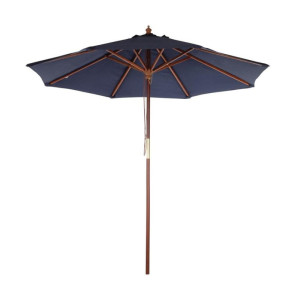 Navy Blue Round Parasol - L 2500mm - Bolero