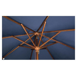 Navy Blue Round Parasol - L 2500mm - Bolero