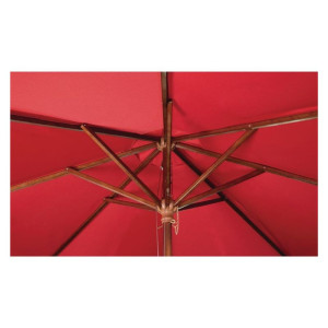 Parasol Rond Rouge - 2,5 m - Bolero