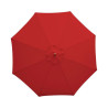 Parasol Rond Rouge - 2,5 m - Bolero