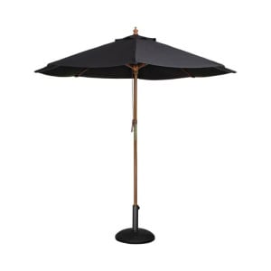 Parasol Zwart Rond Ø 2,5 M - Bolero - Fourniresto