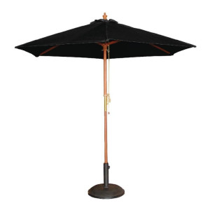 Parasol Noir Rond Ø 2,5 M - Bolero - Fourniresto