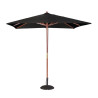 Parasol Carré Noir - L 2500mm - Bolero