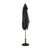 Square Black Parasol - L 2500mm - Bolero