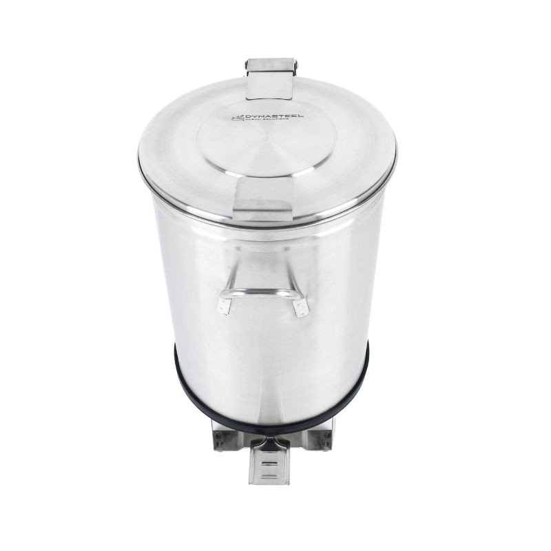 Stainless Steel Trash Can with Pedal - 50 L - Dynasteel Stainless Steel Trash Can with Pedal - 50 L - Dynasteel