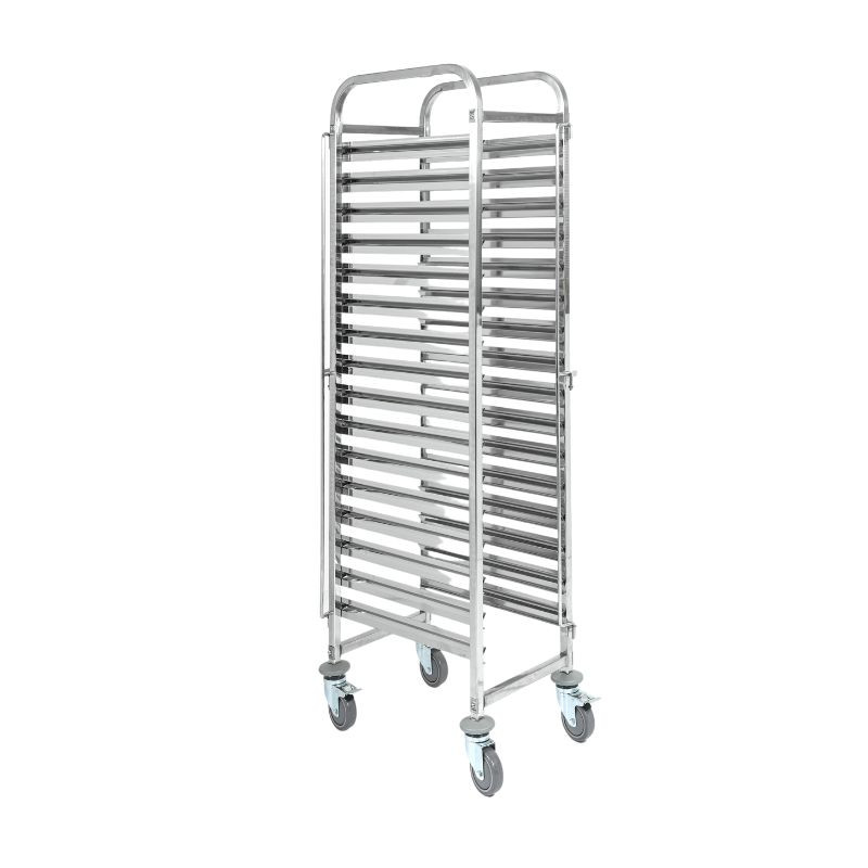 Roestvrijstalen patisserie ladder 16 niveaus - 600 x 400 mm - Dynasteel Roestvrijstalen patisserie ladder 16 niveaus - 600 x 400 mm - Dynasteel