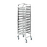 Edelstahl-Backleiter 16 Ebenen 600x400 | Dynasteel