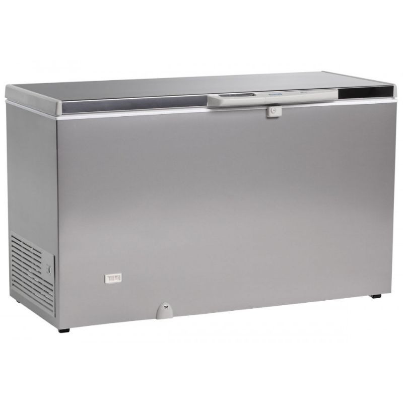 Professional Chest Freezer Stainless Steel Look - 500 L - Refurbished