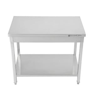 Tafel Inox 1200x700 mm met Onderste Plank — Pro CHR