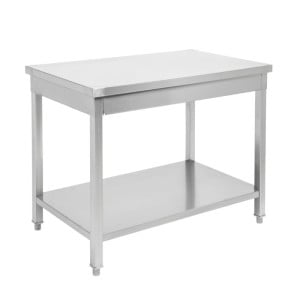 Tafel Inox 1200x700 mm met Onderste Plank — Pro CHR