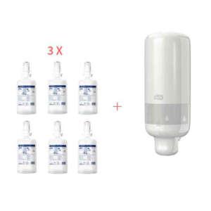 Starter Pack Witte Zeepdispenser en Zachte Schuimzeep