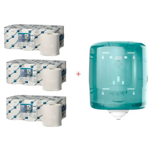 Starter Pack Distributeur voor centrale afwikkeling en poetspapier Plus