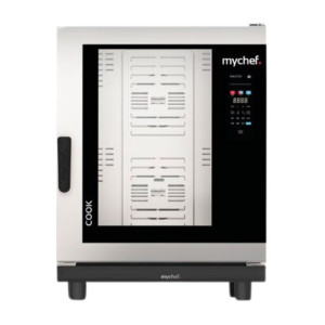 Four Mixte Cook Master avec TSC - 10 GN 2/1 : Performance et praticité pour cuisine professionnelle.