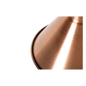 Dynasteel Copper Cone Heat Lamp - Optimal food maintenance