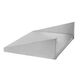 Wandplank voor magnetron - 52 x 40 cm - Dynasteel