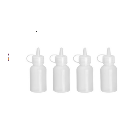 Mini-Flakon-Spender - 30 ml - 4er-Set | Dosieren Sie Dressings und Saucen präzise | Marke HENDI