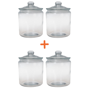 Koekjespot - 3,8 L - Set van 4 - Dynasteel