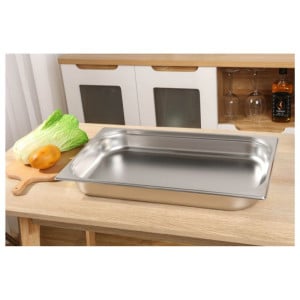 Bac Gastro GN 1/1 Edelstahl - Tiefe 65 mm - 9 L Dynasteel: Professionelle Qualität