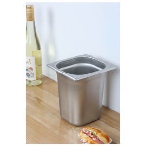 Bak Gastro GN 1/6 Roestvrij staal - Diepte 200 mm - 3,4 L Dynasteel: Robuust en praktisch