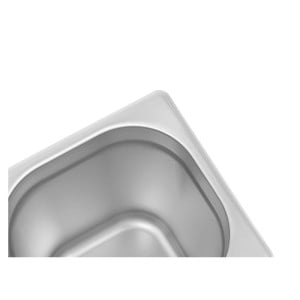 Bac Gastro GN 1/6 Inox Diepte 200 mm - 3,4 L