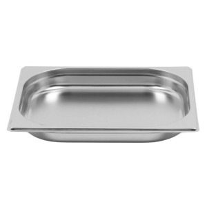 Gastro GN 1/2 Stainless Steel Tray - 40 mm - 2 L | Dynasteel