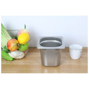 Gastro GN 1/6 Stainless Steel Container - Depth 150 mm - 2.4 L - Dynasteel